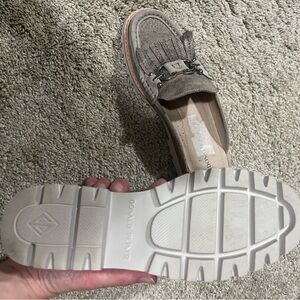 Donald J. Pliner Women's Taupe Fringe Loafers